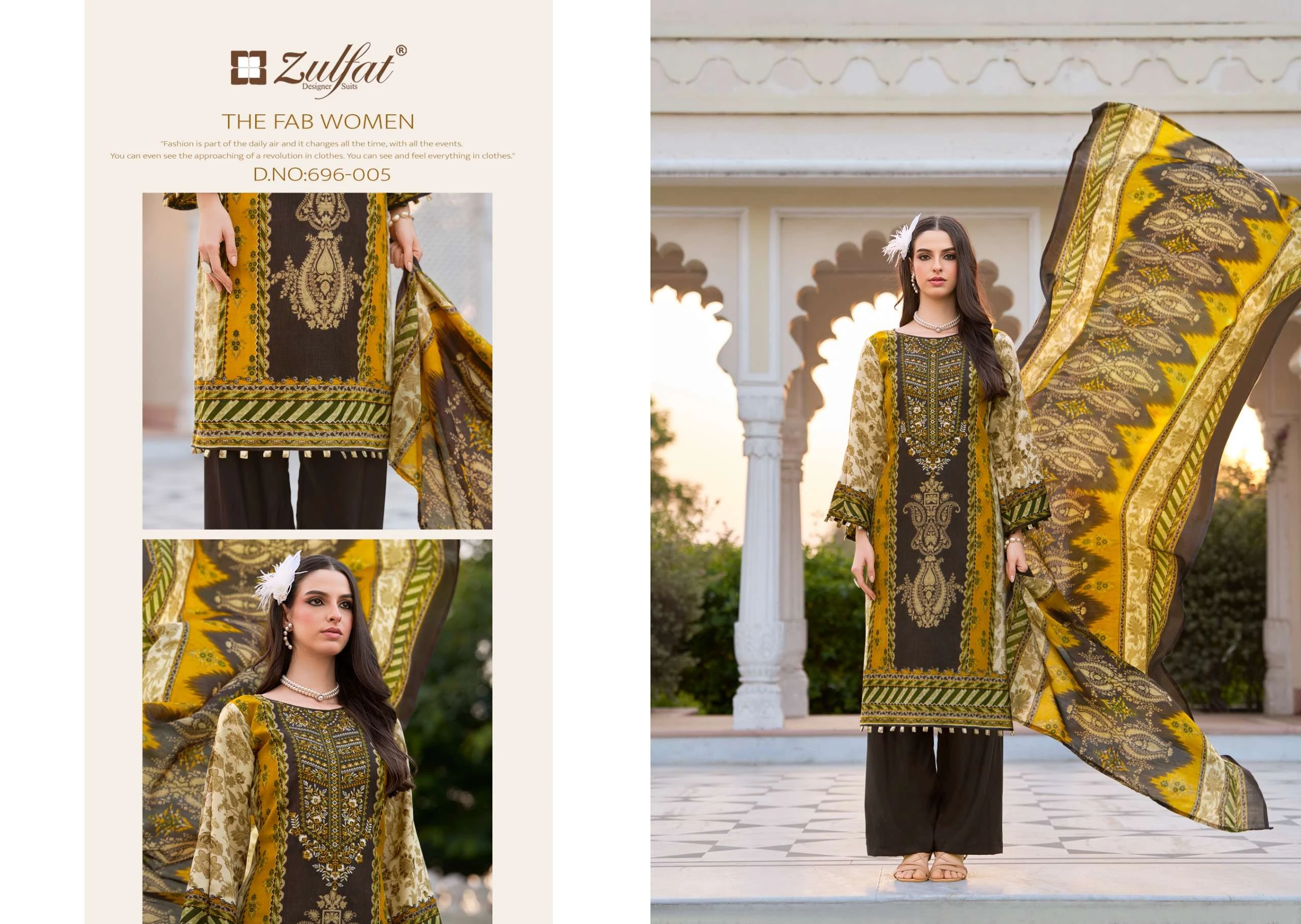 Zulfat Designer Suits Sanam - Image 5