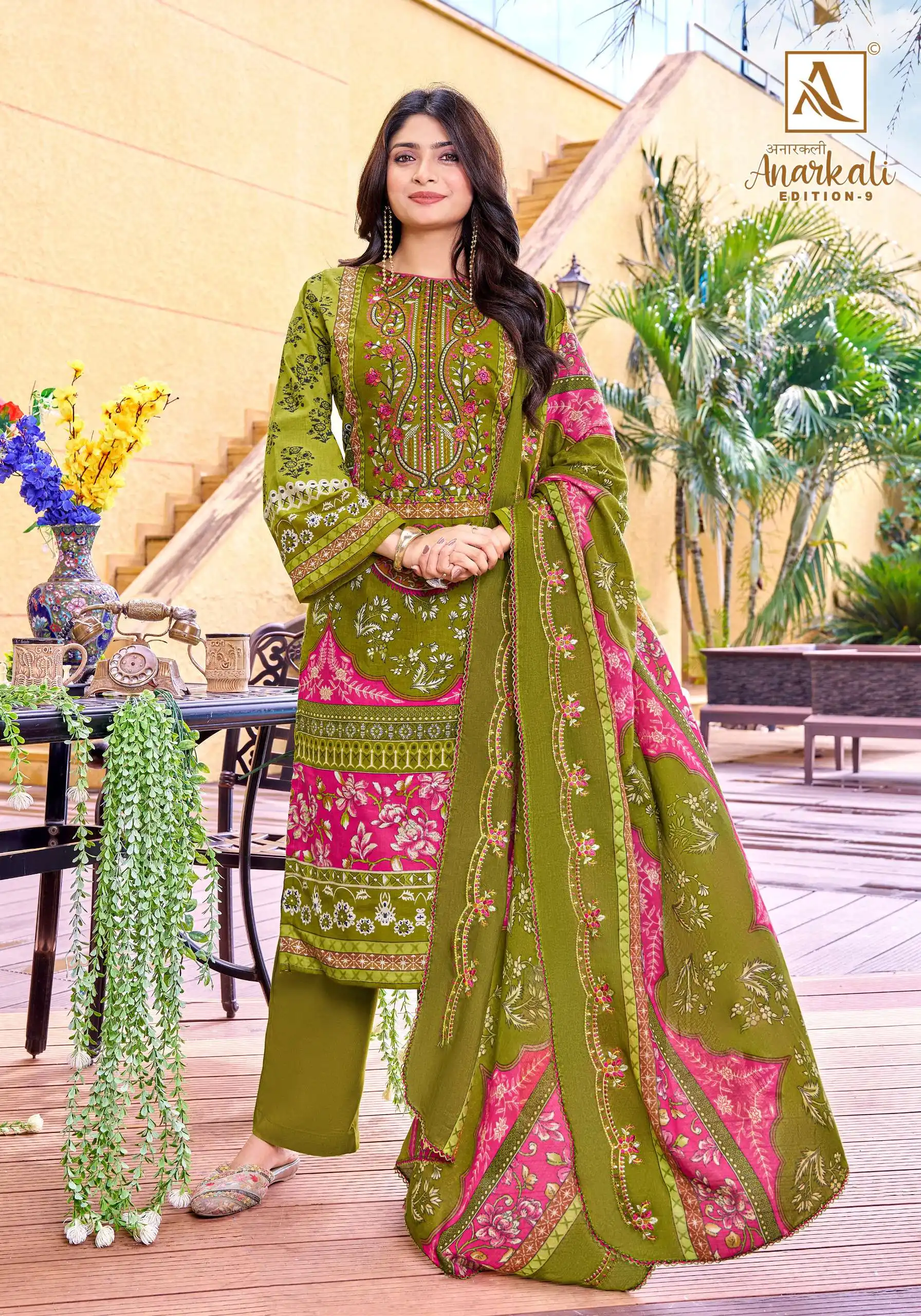 Alok Suits Anarkali Vol 9 - Image 9