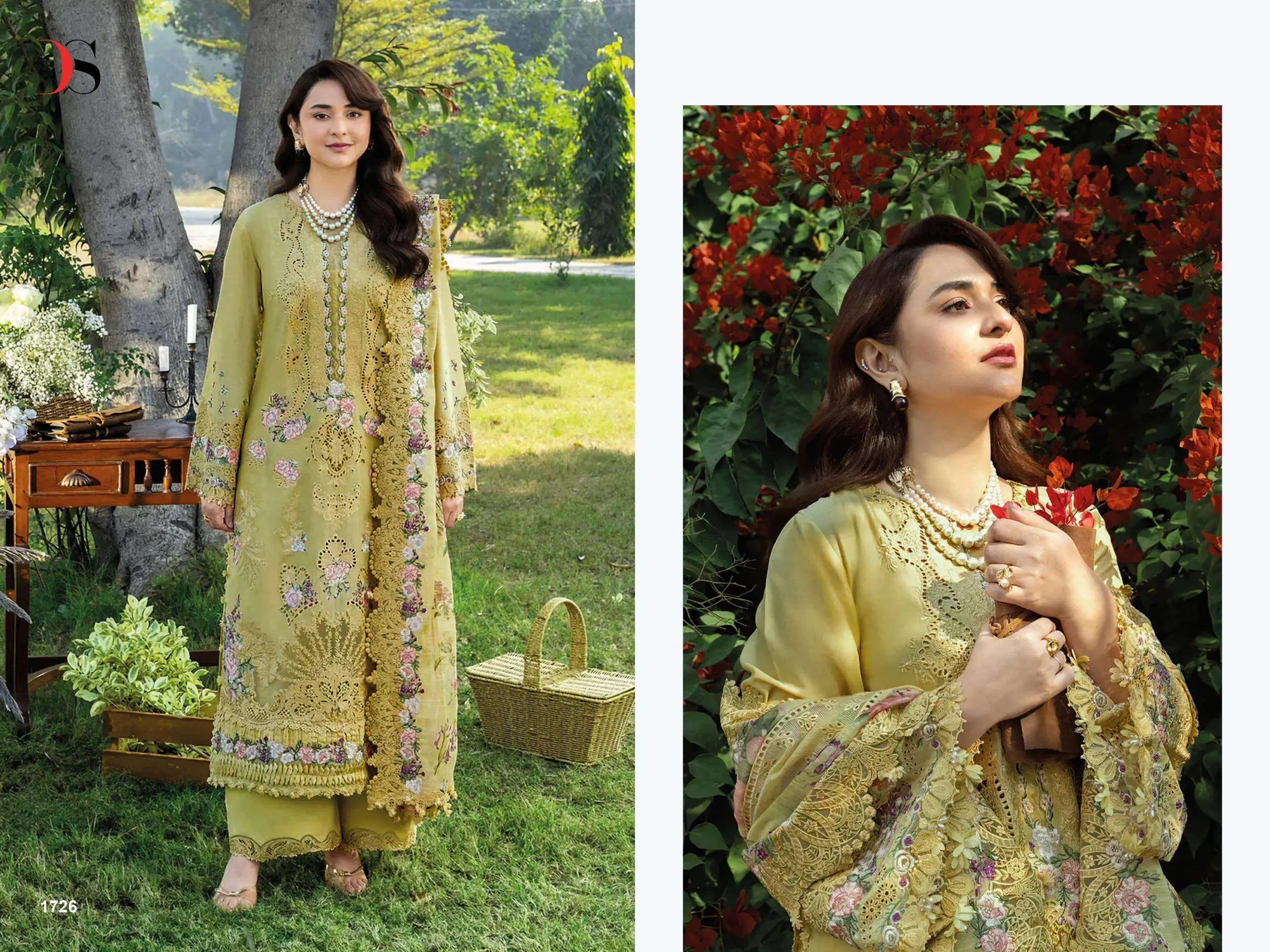 Deepsy Suits Elaf Premium Luxury Lawn Collection Vol 2 - Image 6