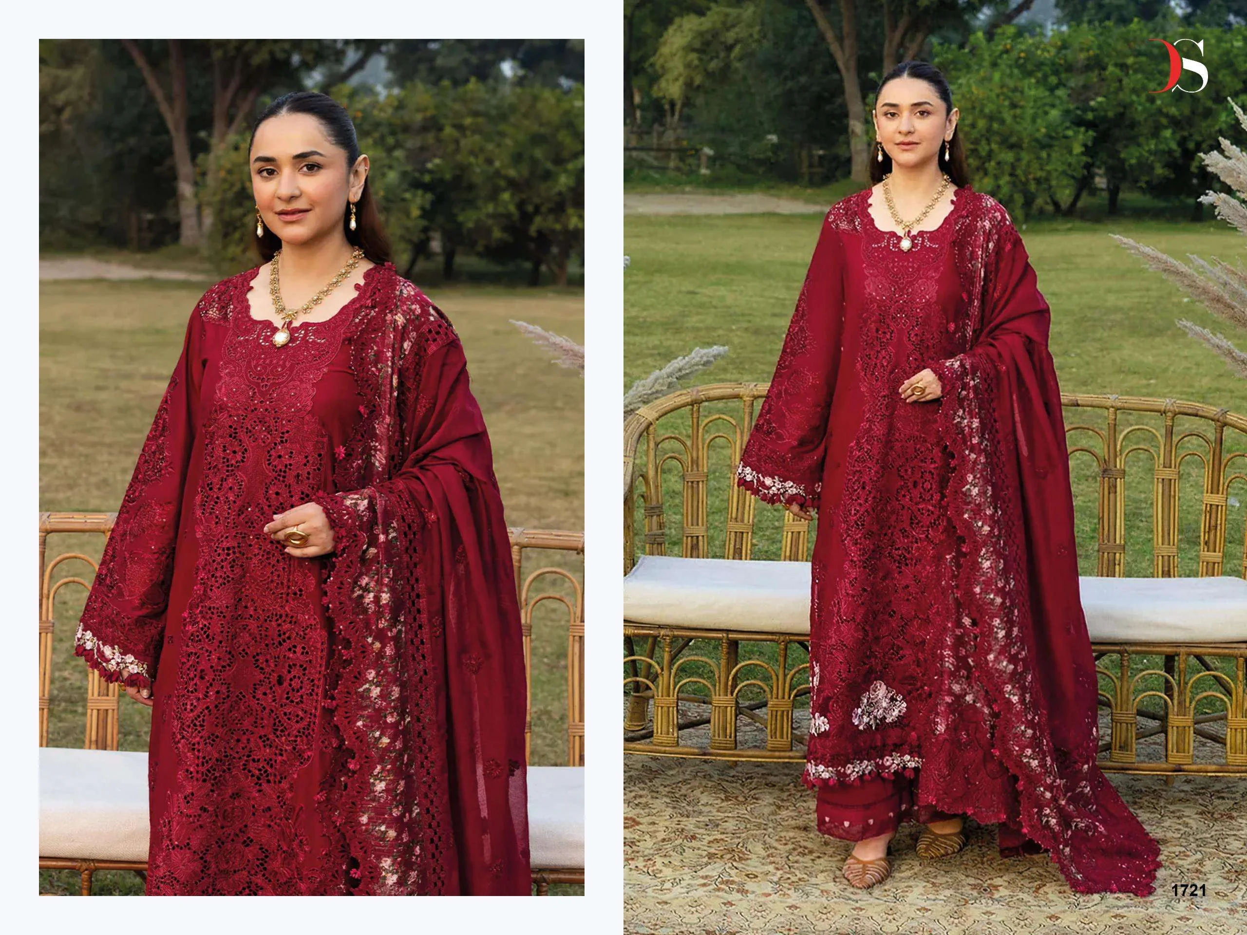 Deepsy Suits Elaf Premium Luxury Lawn Collection Vol 2 - Image 7