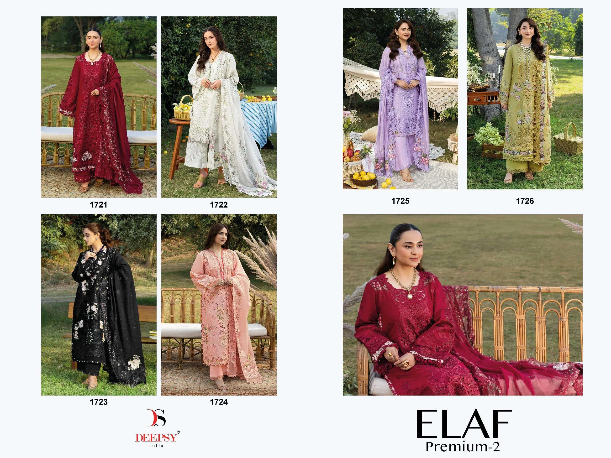 Deepsy Suits Elaf Premium Luxury Lawn Collection Vol 2 - Image 8