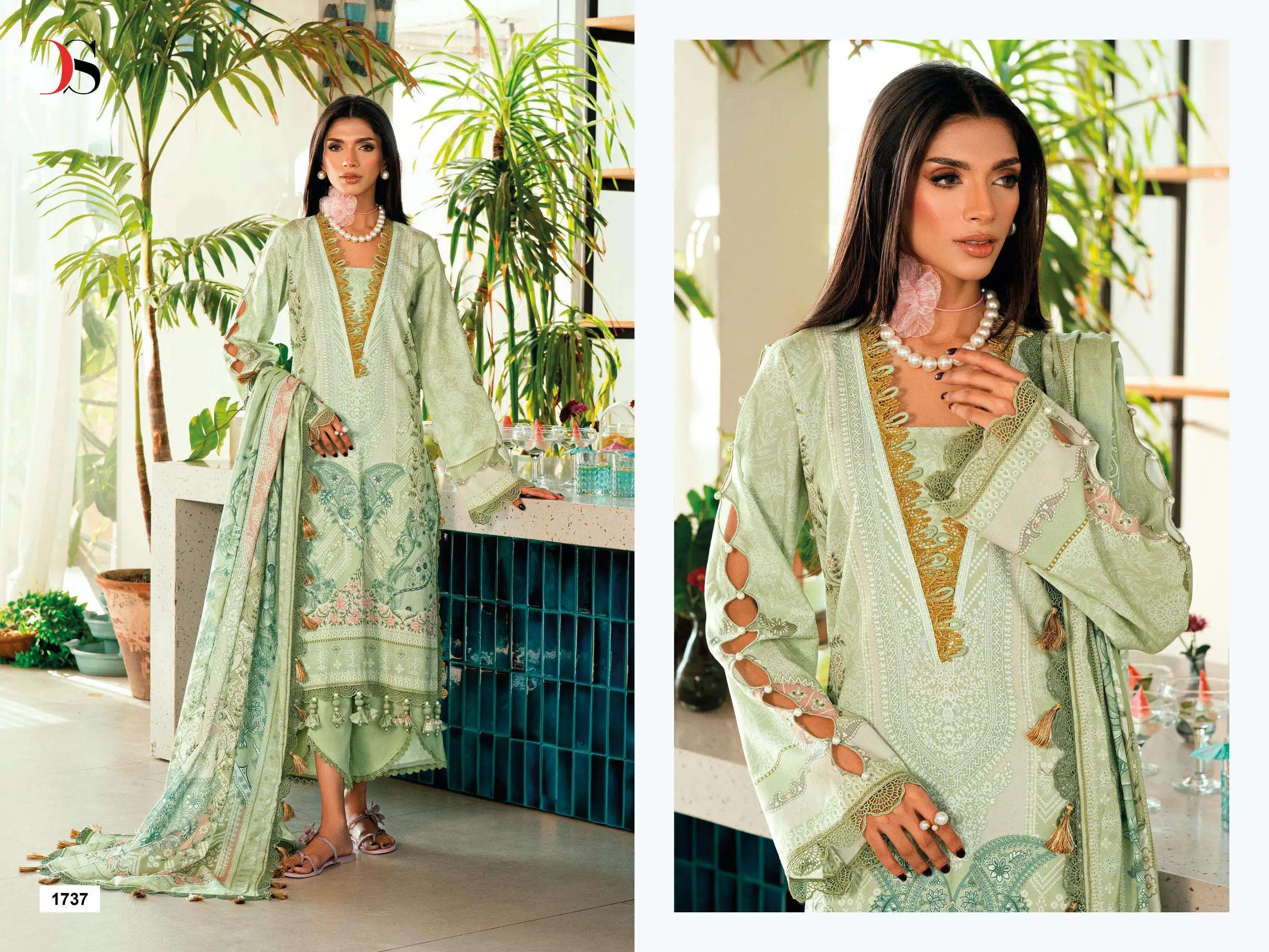 Deepsy Suits Jade Urban Lawn 25 Vol 7 - Image 3