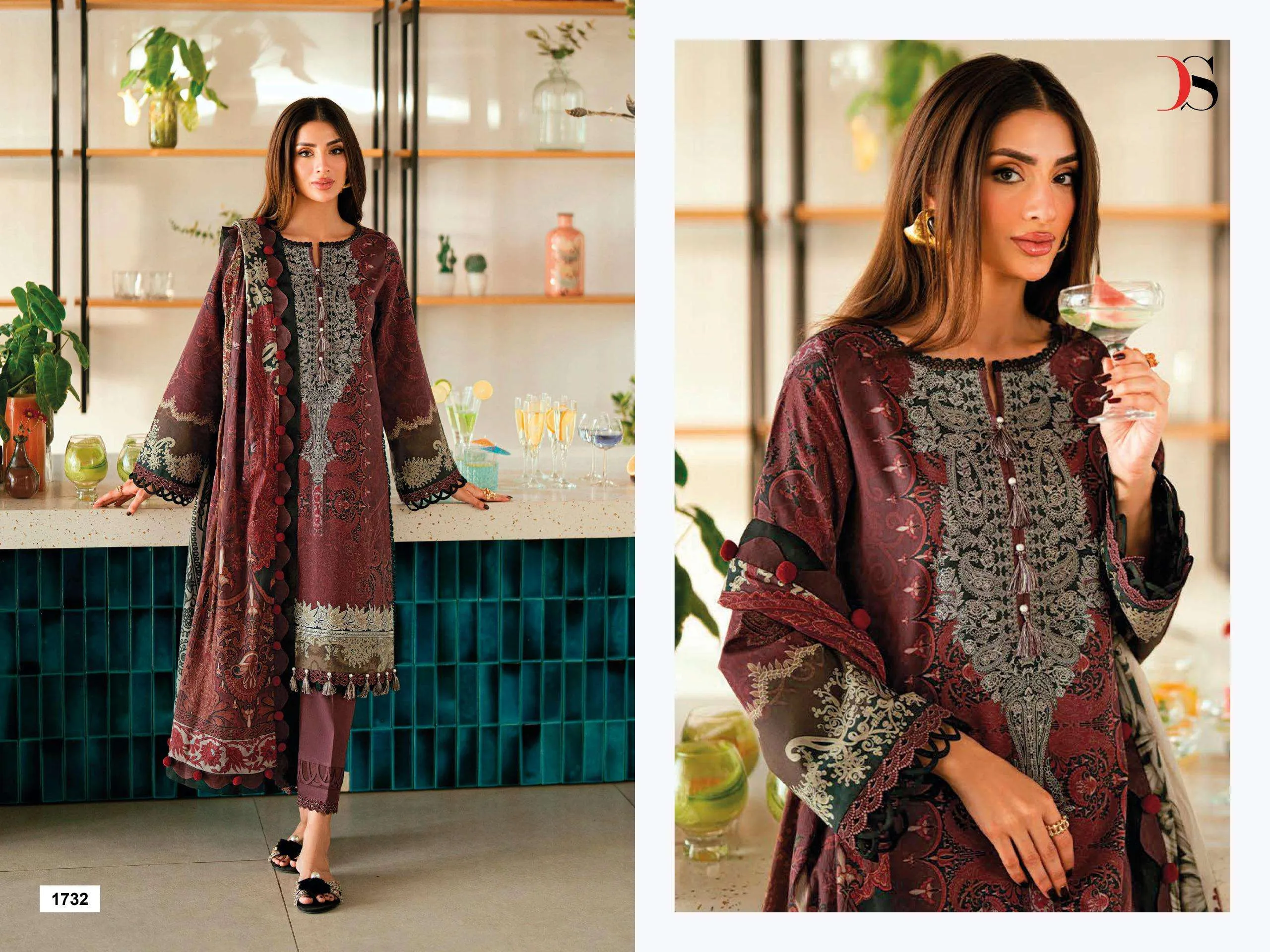 Deepsy Suits Jade Urban Lawn 25 Vol 7 - Image 8