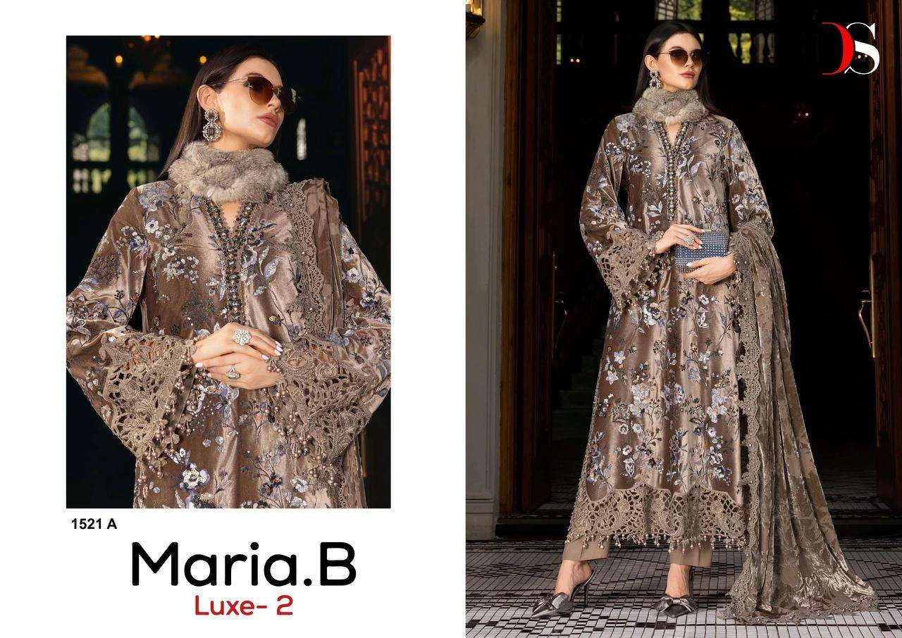Deepsy Suits Maria B Luxe Vol 2 Hit Design 1521 - Image 2