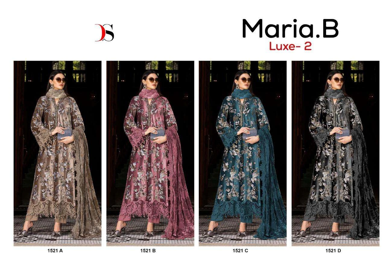 Deepsy Suits Maria B Luxe Vol 2 Hit Design 1521 - Image 7