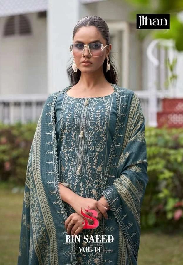 Jihan Bin Saeed Lawn Collection Vol 19