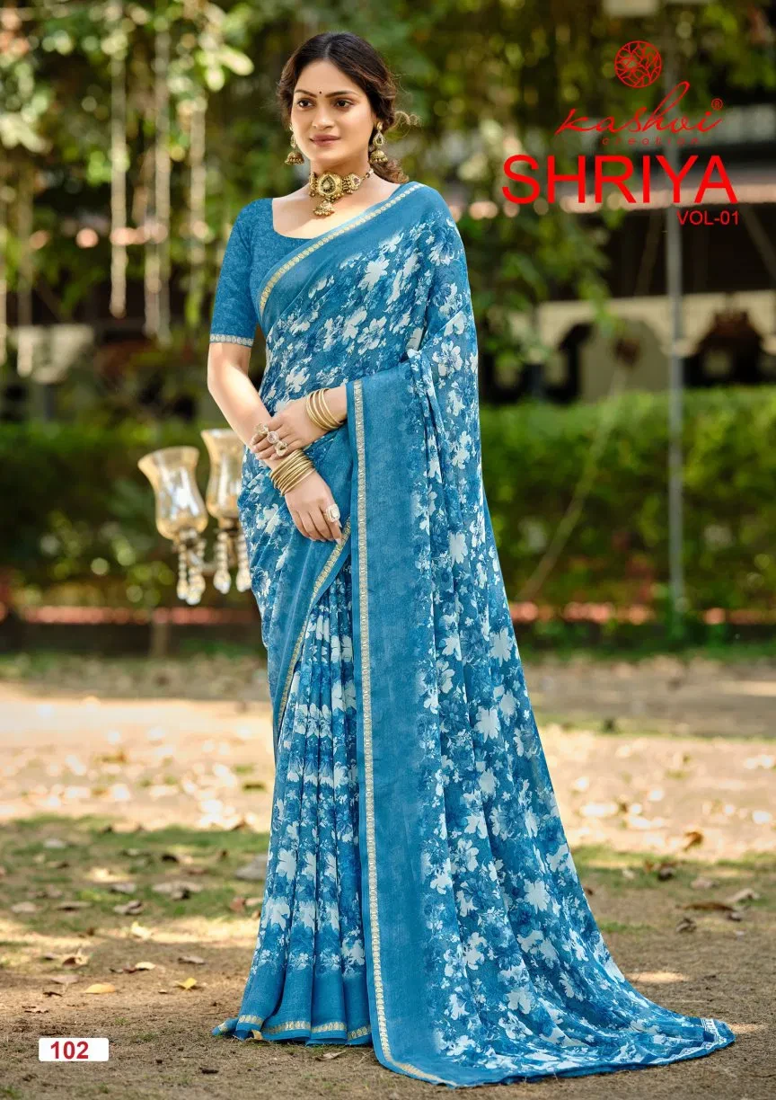 Kashvi Shriya Vol 01 Dull Moss Viscose Saree Collection - Image 10