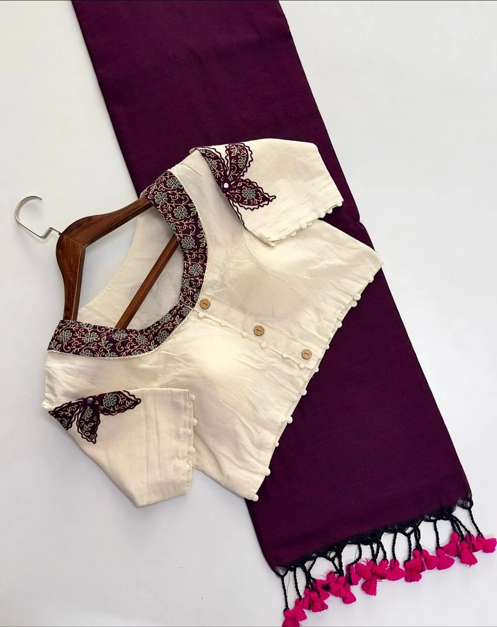 Khadi Vol 10 Hk 6 Cotton Saree with Aplic Work Blouse Collection - Image 17