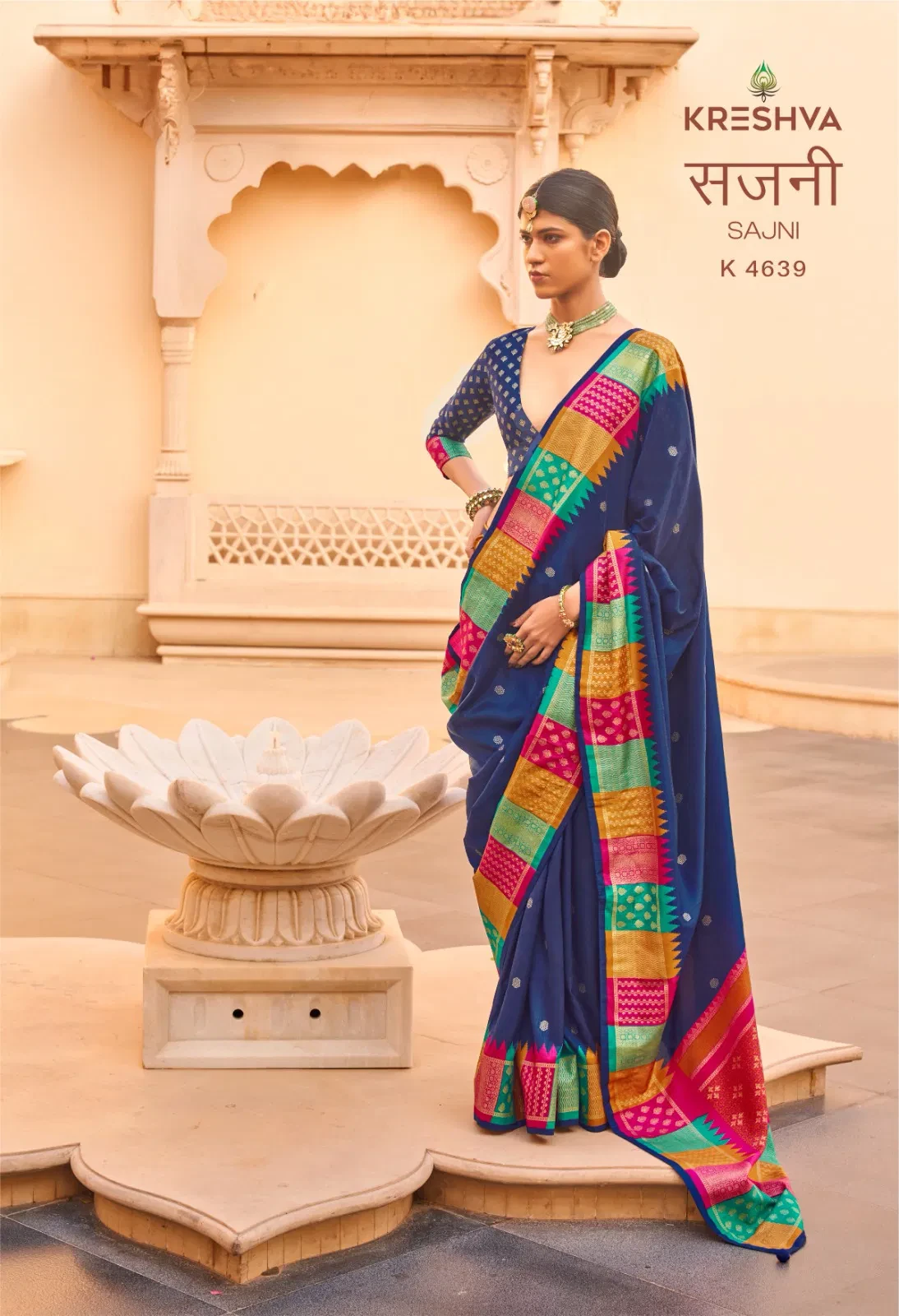 Kreshva Sajni Silk with Printed Traditional Wear Saree Collection - Image 3