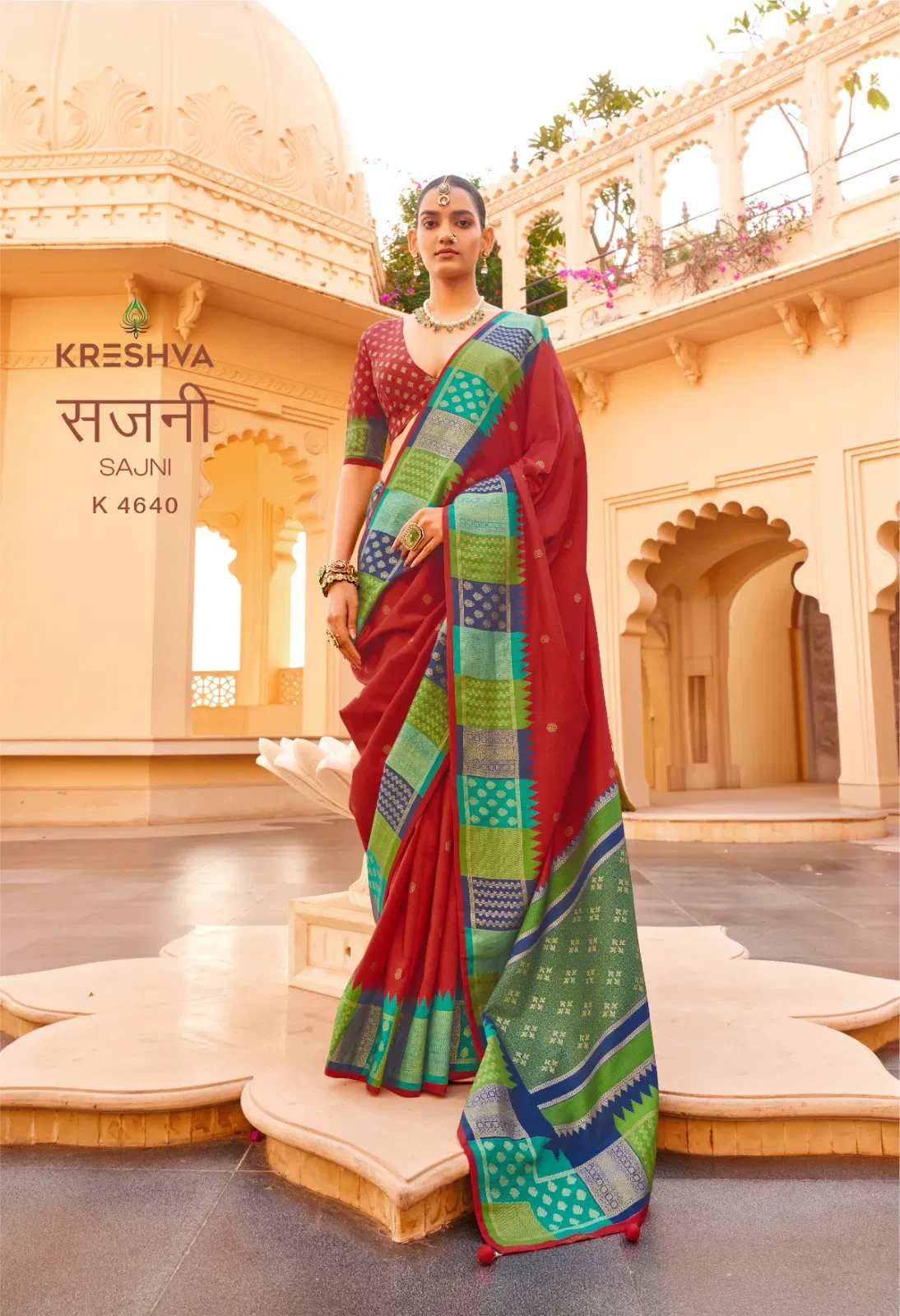 Kreshva Sajni Silk with Printed Traditional Wear Saree Collection - Image 4