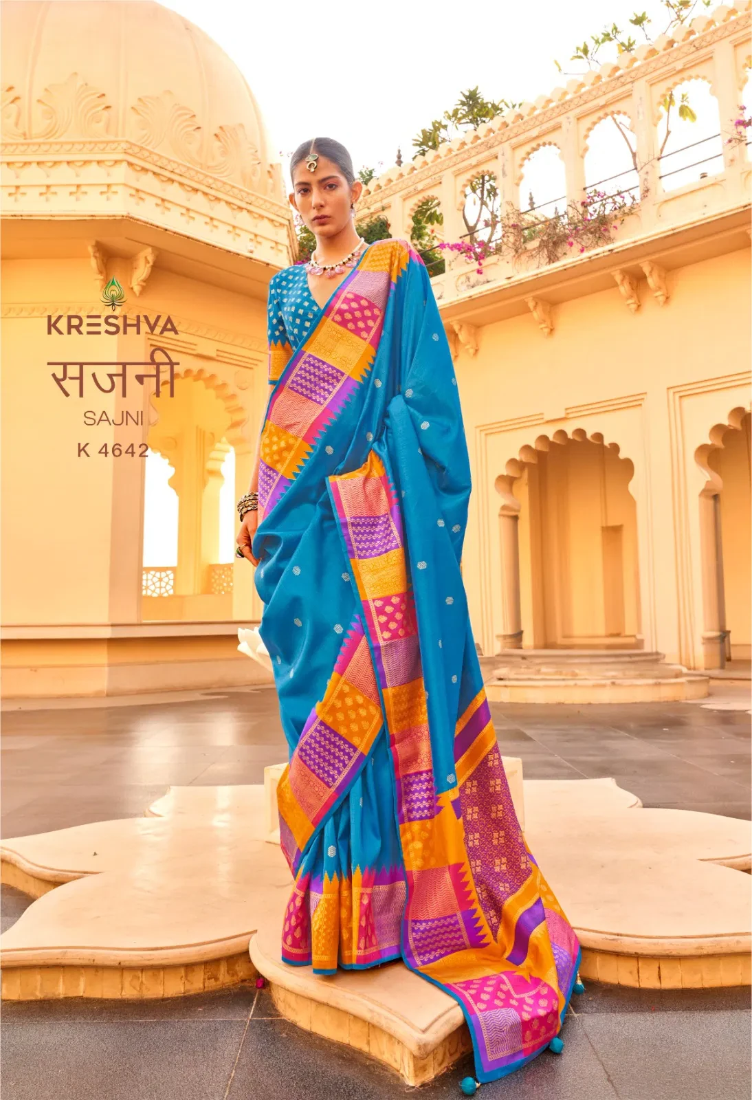 Kreshva Sajni Silk with Printed Traditional Wear Saree Collection - Image 6