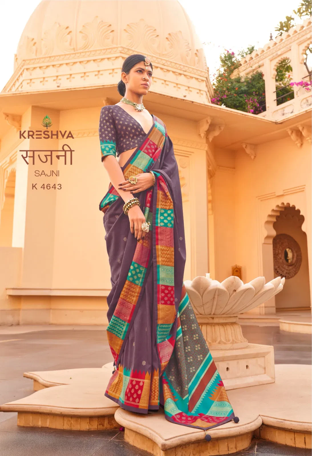 Kreshva Sajni Silk with Printed Traditional Wear Saree Collection - Image 7