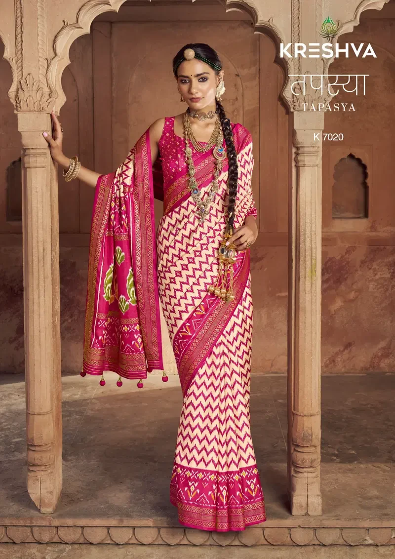 Kreshva Tapasya Sigma Silk Patola Saree Collection