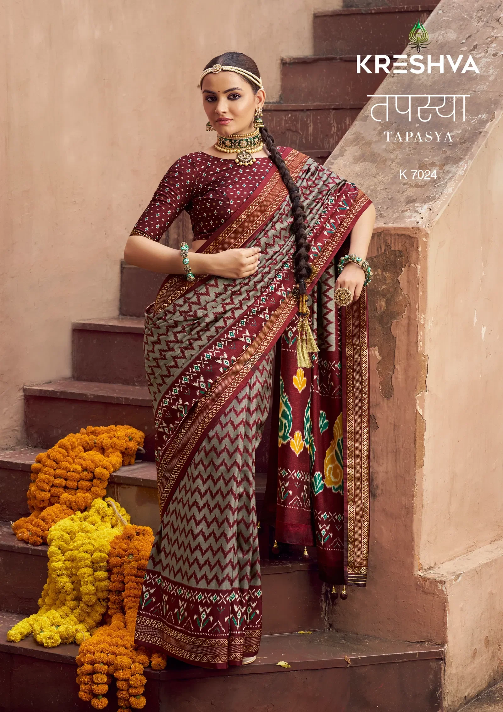 Kreshva Tapasya Sigma Silk Patola Saree Collection - Image 5