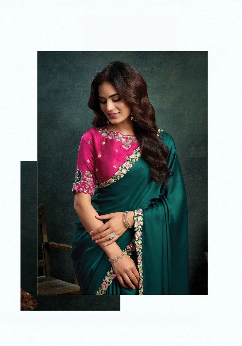 Mahotsav Norita 44400 Rasika Zari Organza Silk Embroidered Saree Collection