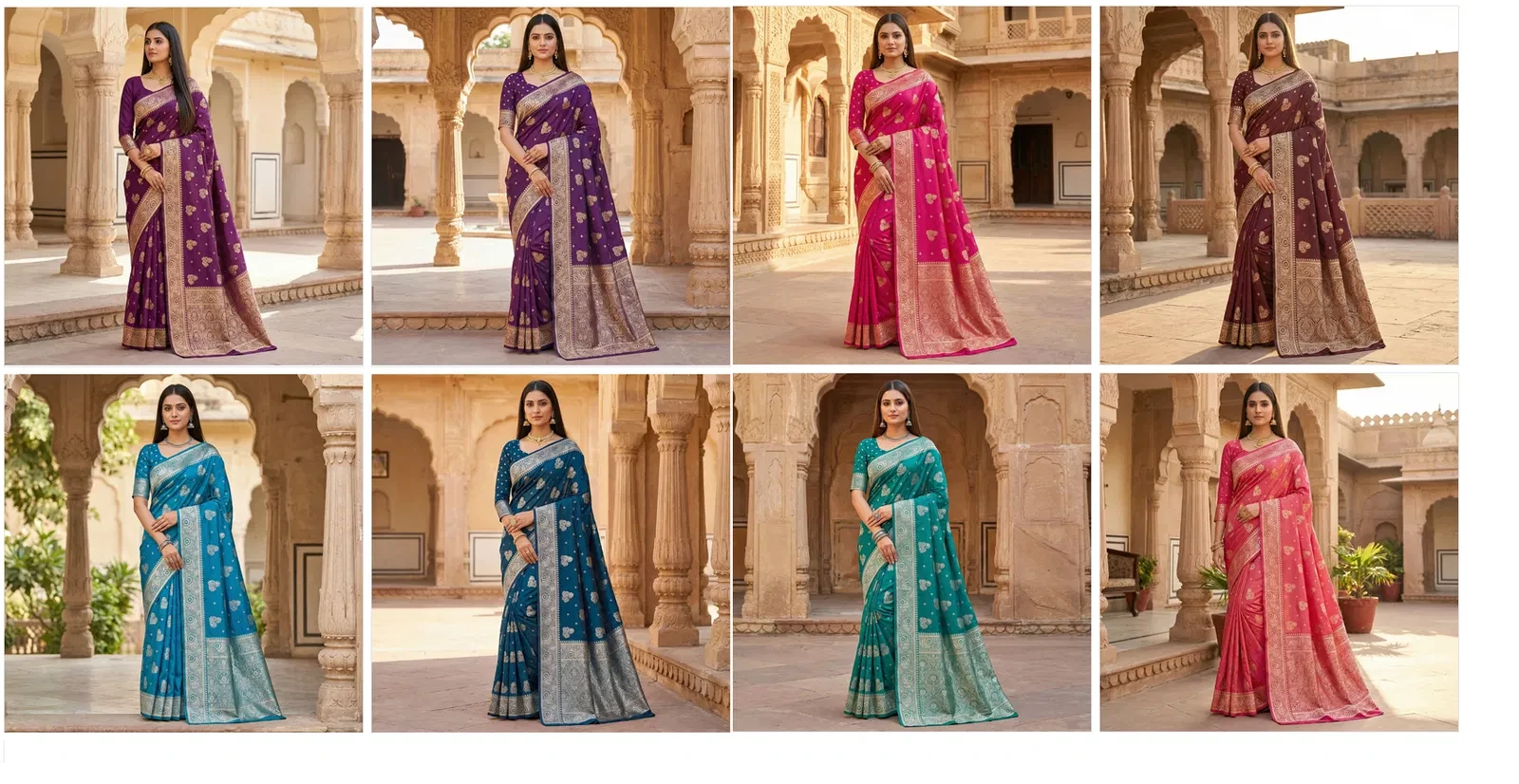 Mb 3323 Pure Banarasi Silk Zari Weaving Traditional Saree Collection - Image 10