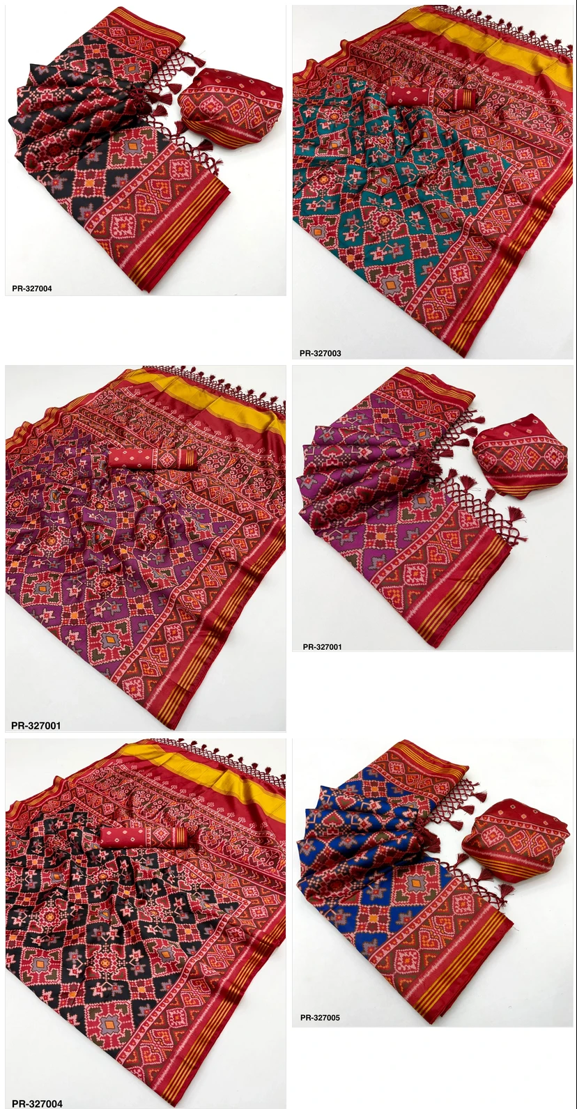 Rajyog Pavitra Patola 327001 to 05 Silk Patola Printed Saree Collection - Image 5