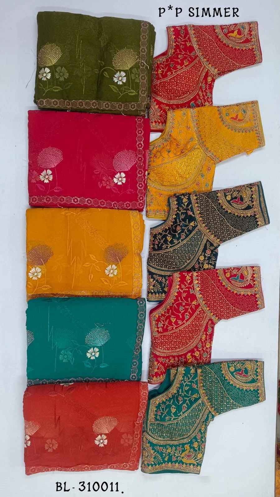 Ramrasiya Bl 310011 Simmer Silk Fancy Worked Saree Collection - Image 2