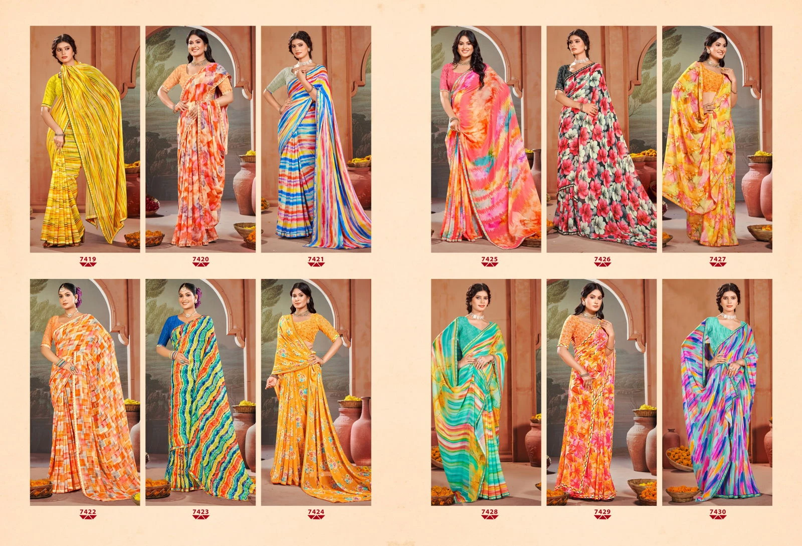 Ramrasiya Shyam Sarovar Fancy Digital Printed Saree Collection - Image 8