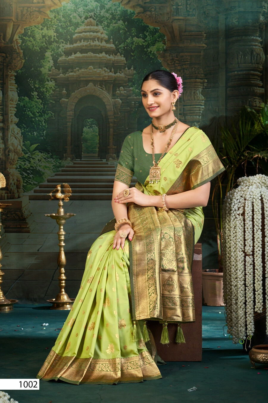 Saroj Saanjvi Silk Saroski Vol 3 Silk Wedding Wear Saree Collection - Image 3