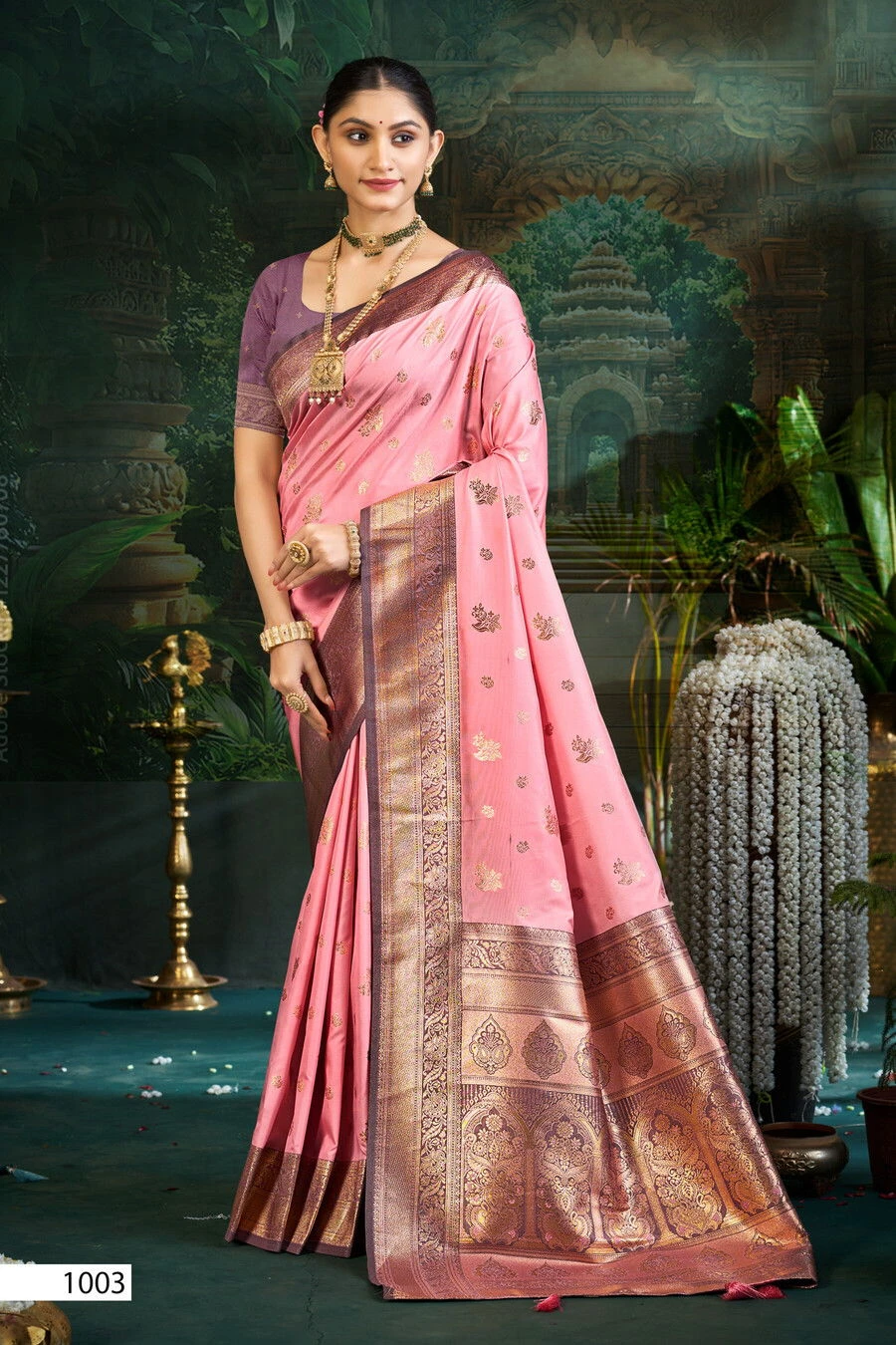 Saroj Saanjvi Silk Saroski Vol 3 Silk Wedding Wear Saree Collection - Image 4