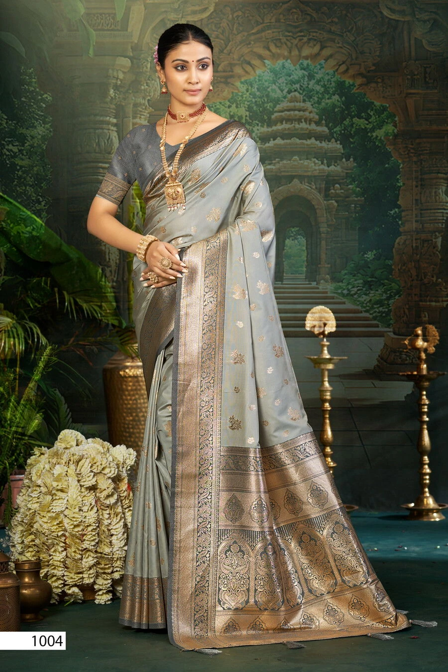 Saroj Saanjvi Silk Saroski Vol 3 Silk Wedding Wear Saree Collection - Image 5