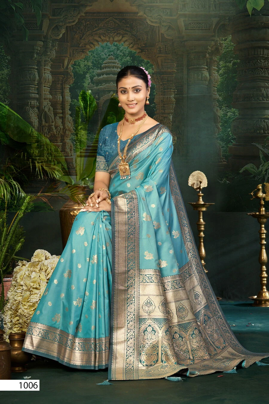 Saroj Saanjvi Silk Saroski Vol 3 Silk Wedding Wear Saree Collection - Image 7