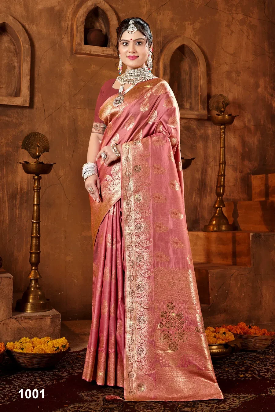 Saroj Tejasvi Silk Vol 1 Silk Wedding Wear Saree Collection - Image 2