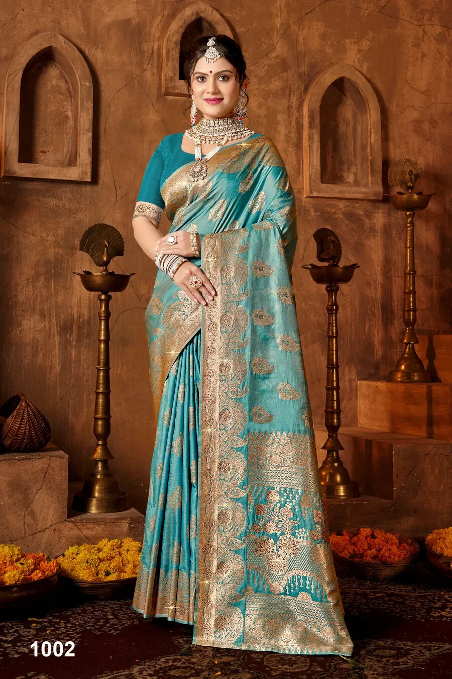 Saroj Tejasvi Silk Vol 1 Silk Wedding Wear Saree Collection - Image 3