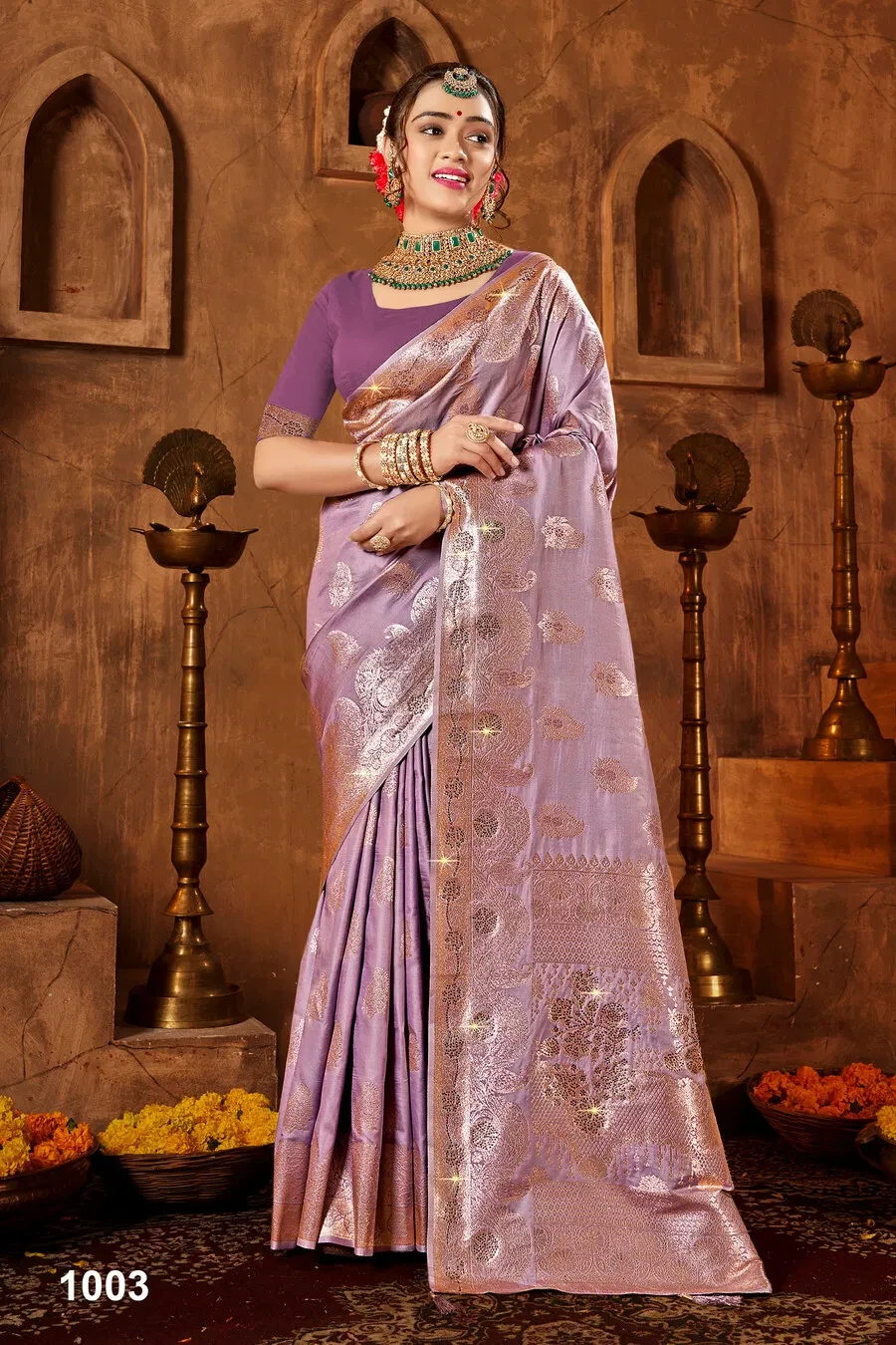 Saroj Tejasvi Silk Vol 1 Silk Wedding Wear Saree Collection - Image 4