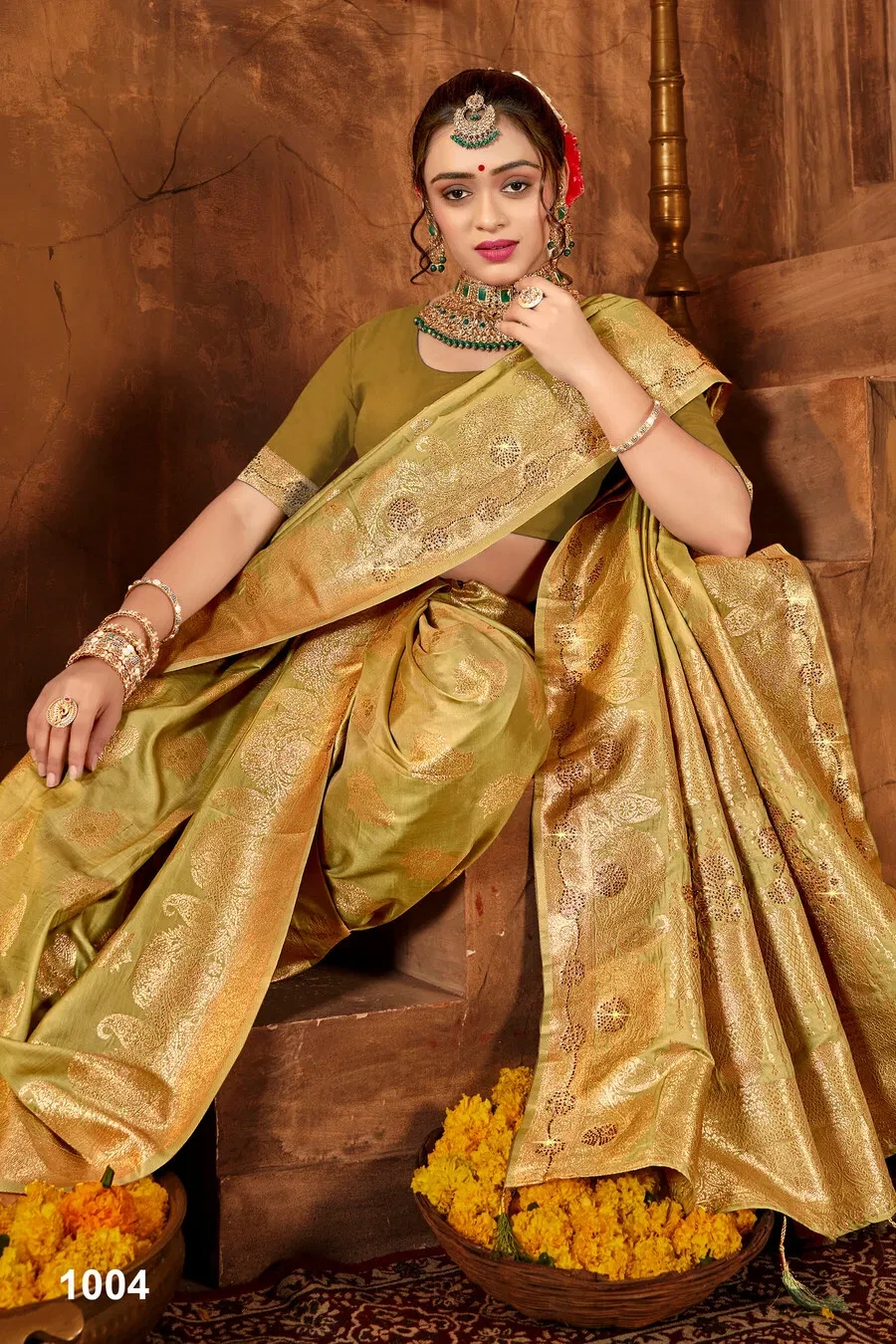 Saroj Tejasvi Silk Vol 1 Silk Wedding Wear Saree Collection - Image 5