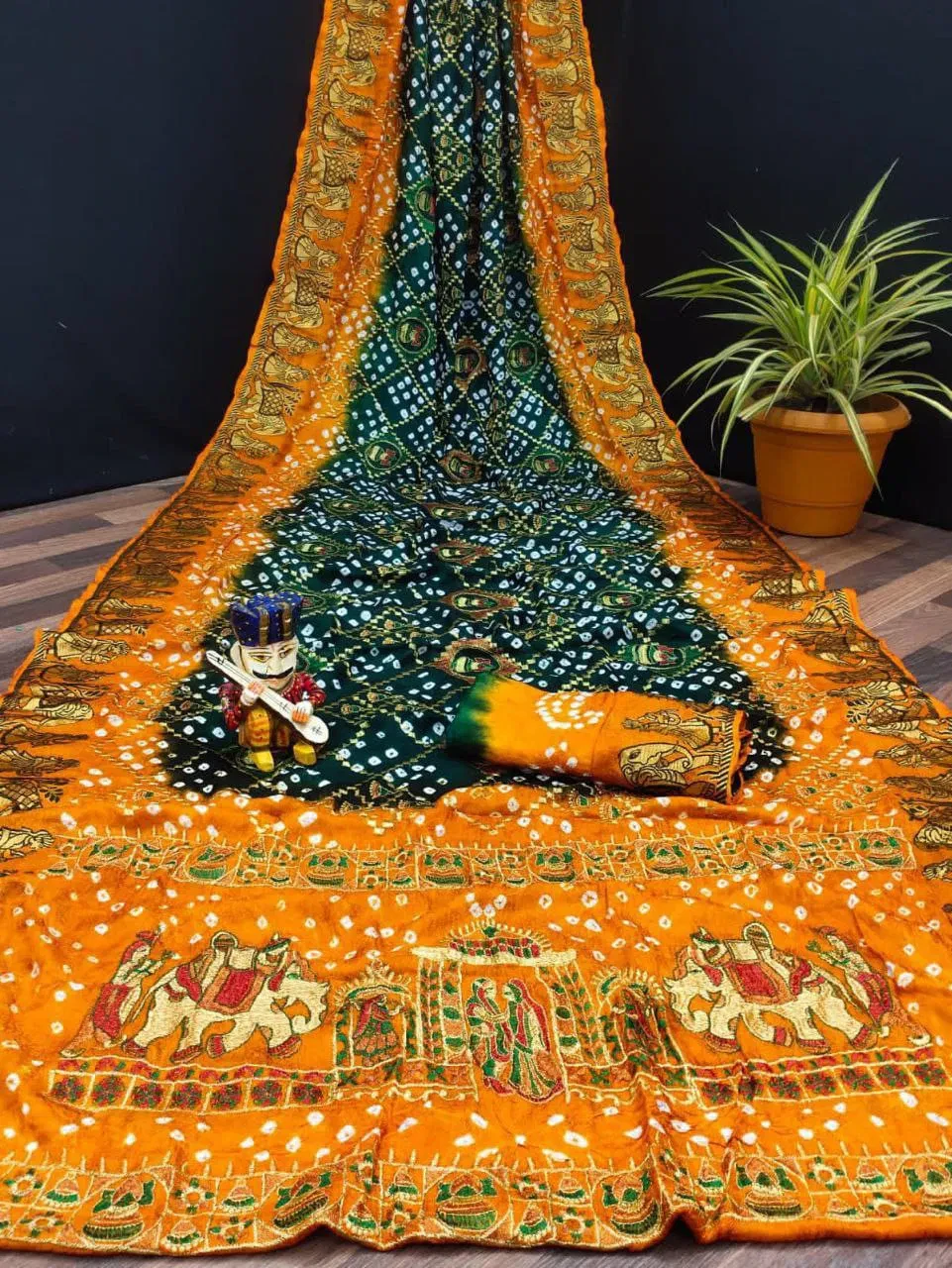 Sb Bandhej a Bandhej Silk Wedding Saree Collection