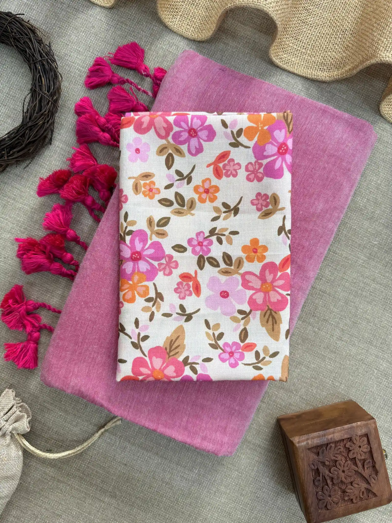 Sccf Boom T Khadi Cotton Fancy Saree Collection - Image 2