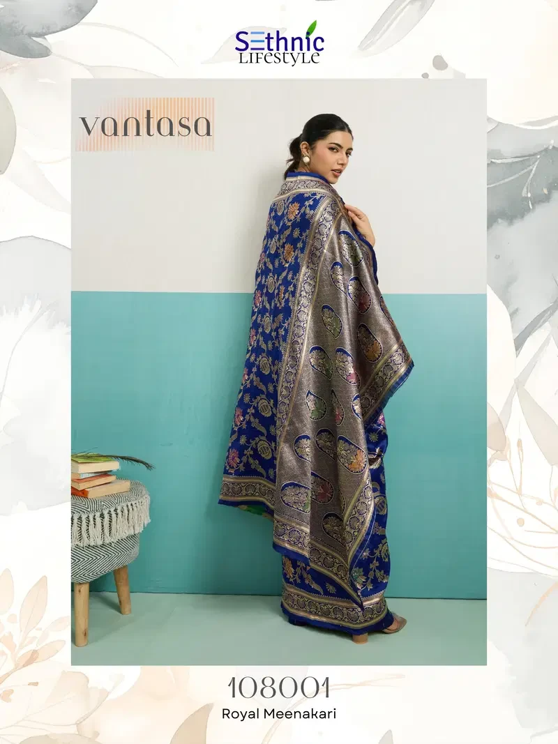 Sethnic Vantasa Woven Banarasi Silk Traditional Saree Collection - Image 10