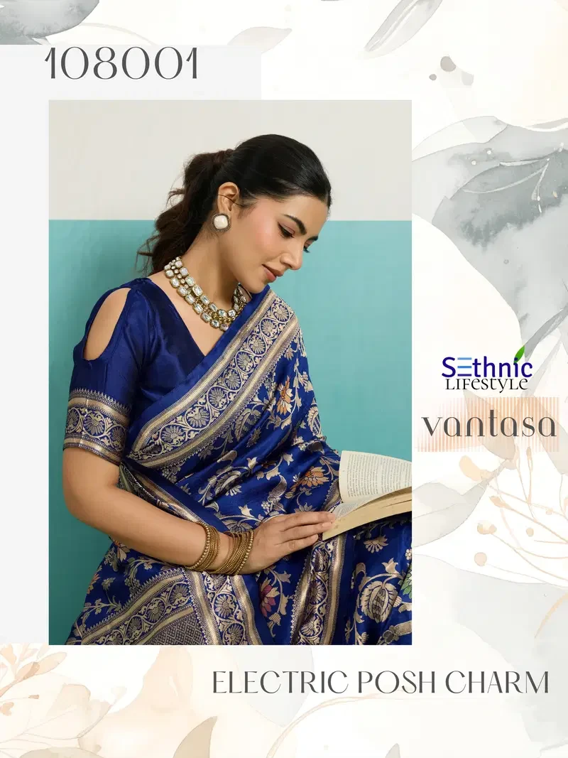 Sethnic Vantasa Woven Banarasi Silk Traditional Saree Collection - Image 2