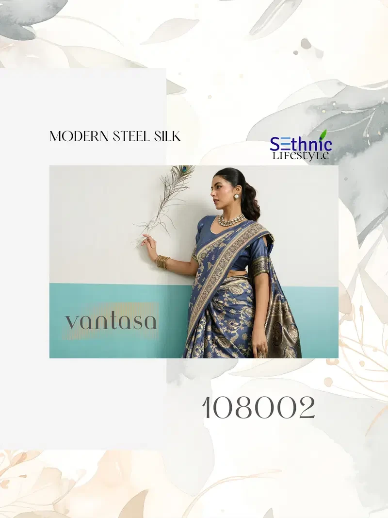 Sethnic Vantasa Woven Banarasi Silk Traditional Saree Collection - Image 9