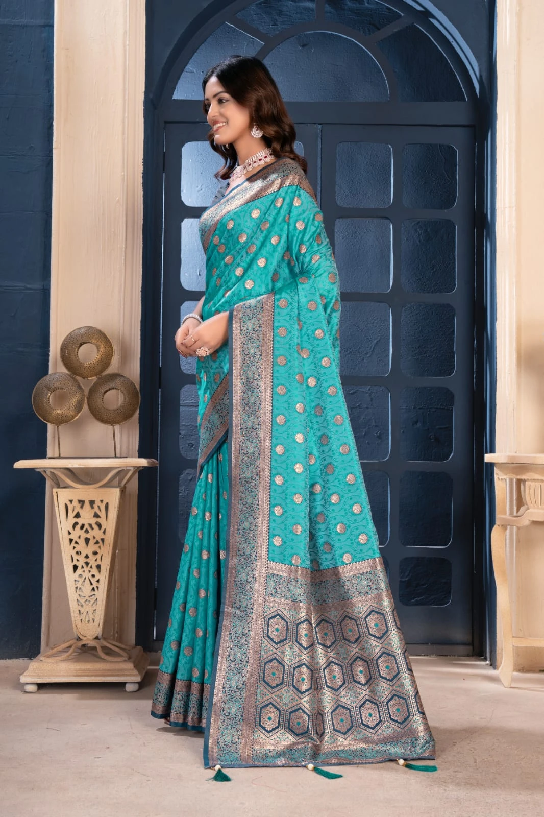 Sf Silk Vol 10 Banarasi Silk Jacquard Work Saree Collection - Image 12