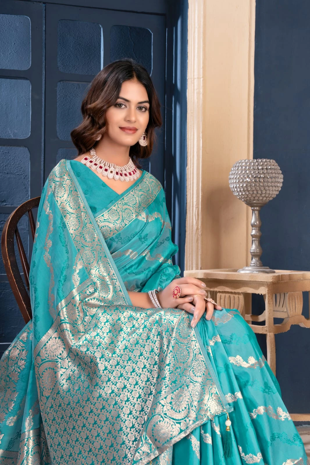 Sf Silk Vol 11 Banarasi Silk Jacquard Work Saree Collection - Image 7