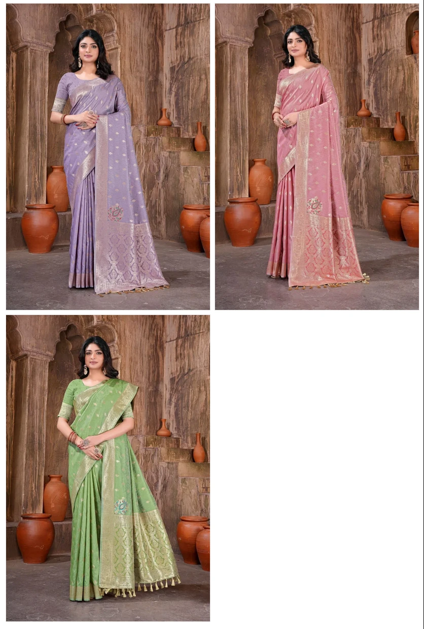 Sf Silk Vol 4 Banarasi Silk Festival Wear Saree Collection - Image 5