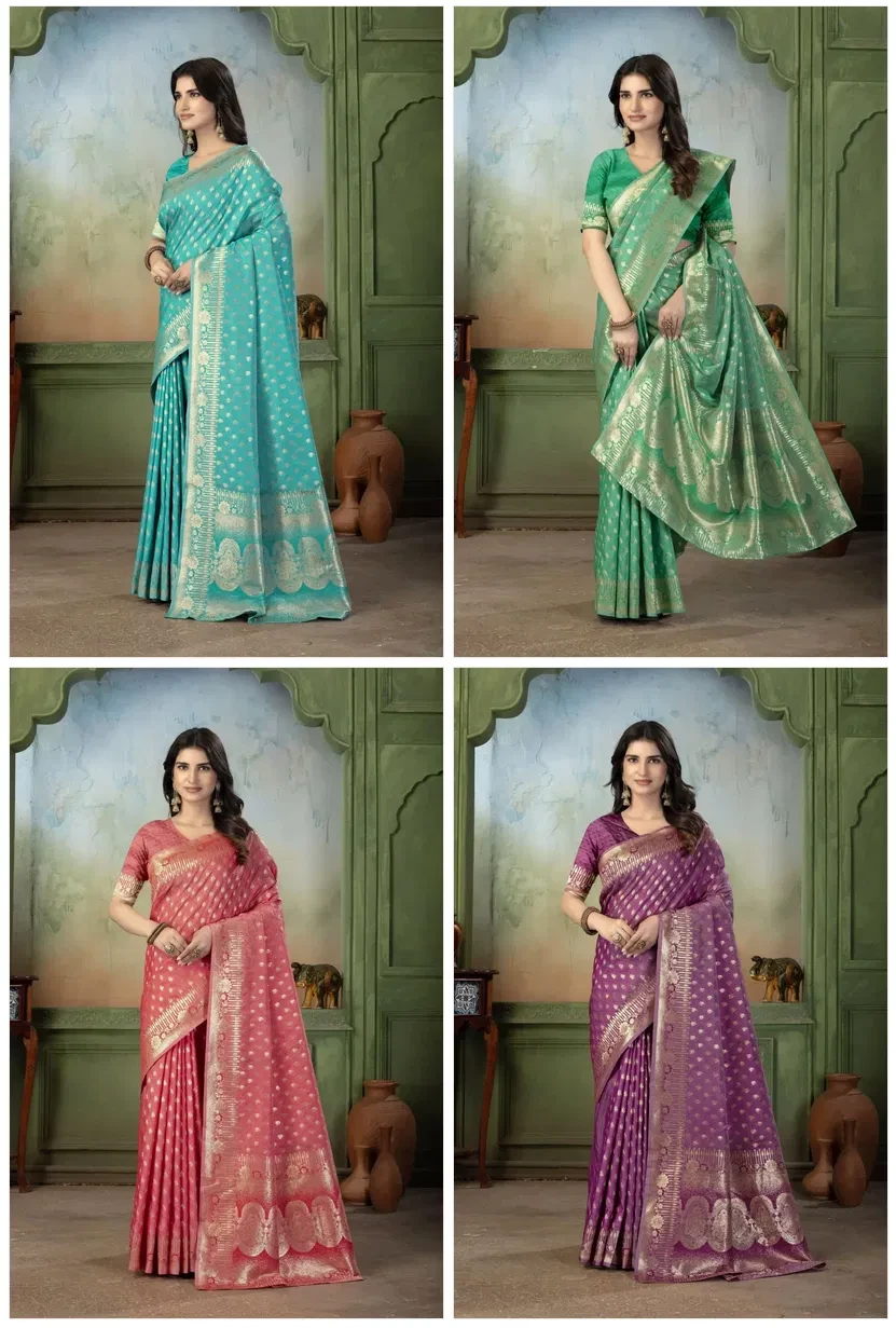 Sf Silk Vol 6 Banarasi Silk Festival Wear Saree Collection - Image 10