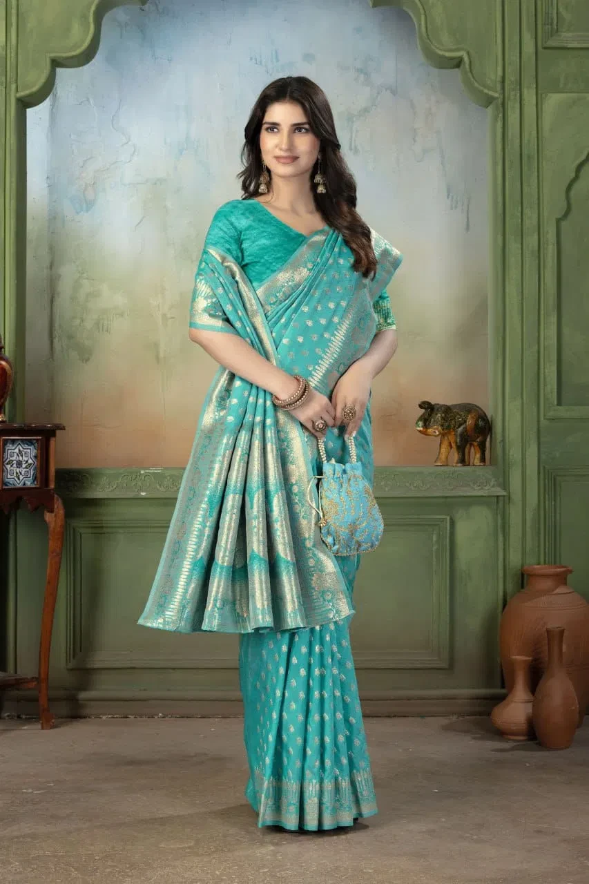 Sf Silk Vol 6 Banarasi Silk Festival Wear Saree Collection - Image 3