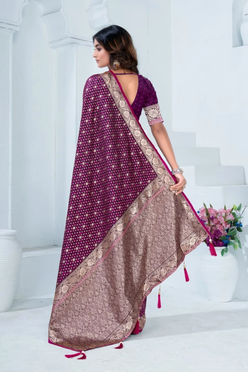 Sf Silk Vol 7 Satin Silk Festival Wear Saree Collection - Image 10