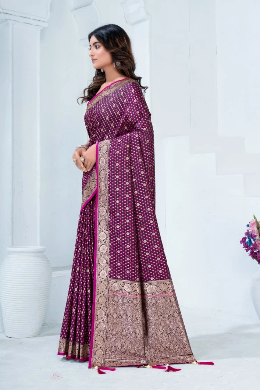 Sf Silk Vol 7 Satin Silk Festival Wear Saree Collection - Image 11