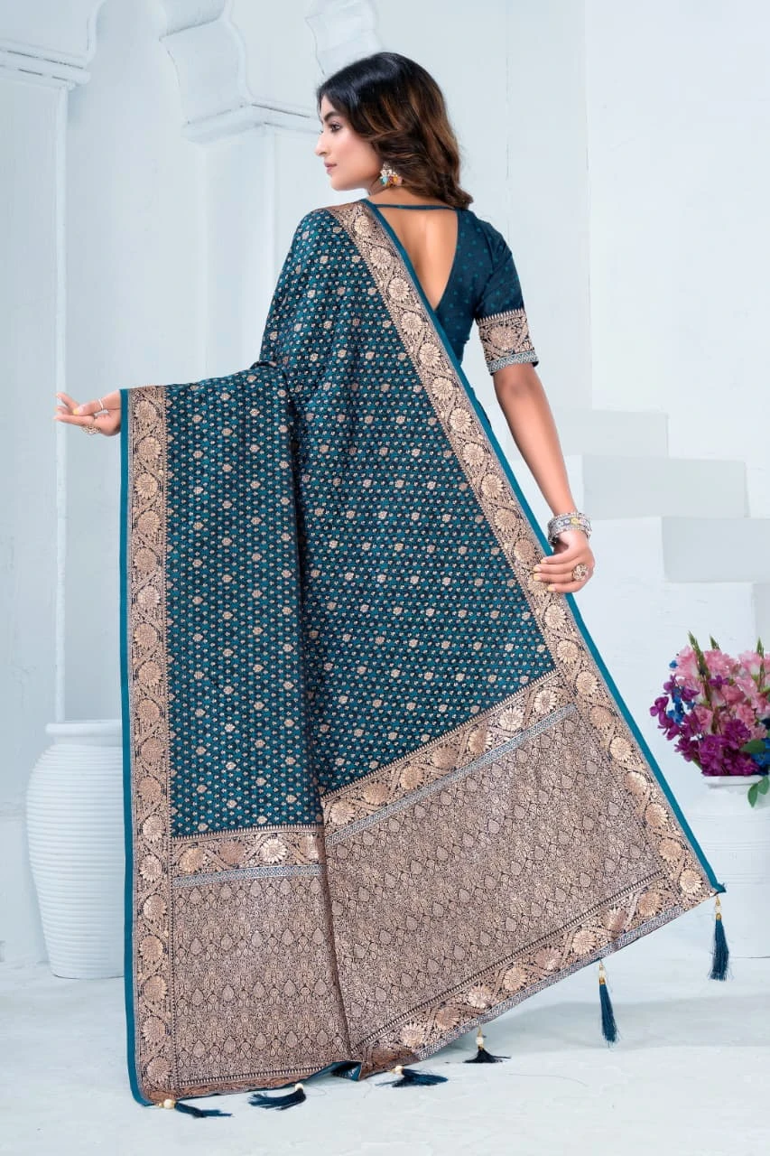 Sf Silk Vol 7 Satin Silk Festival Wear Saree Collection - Image 8