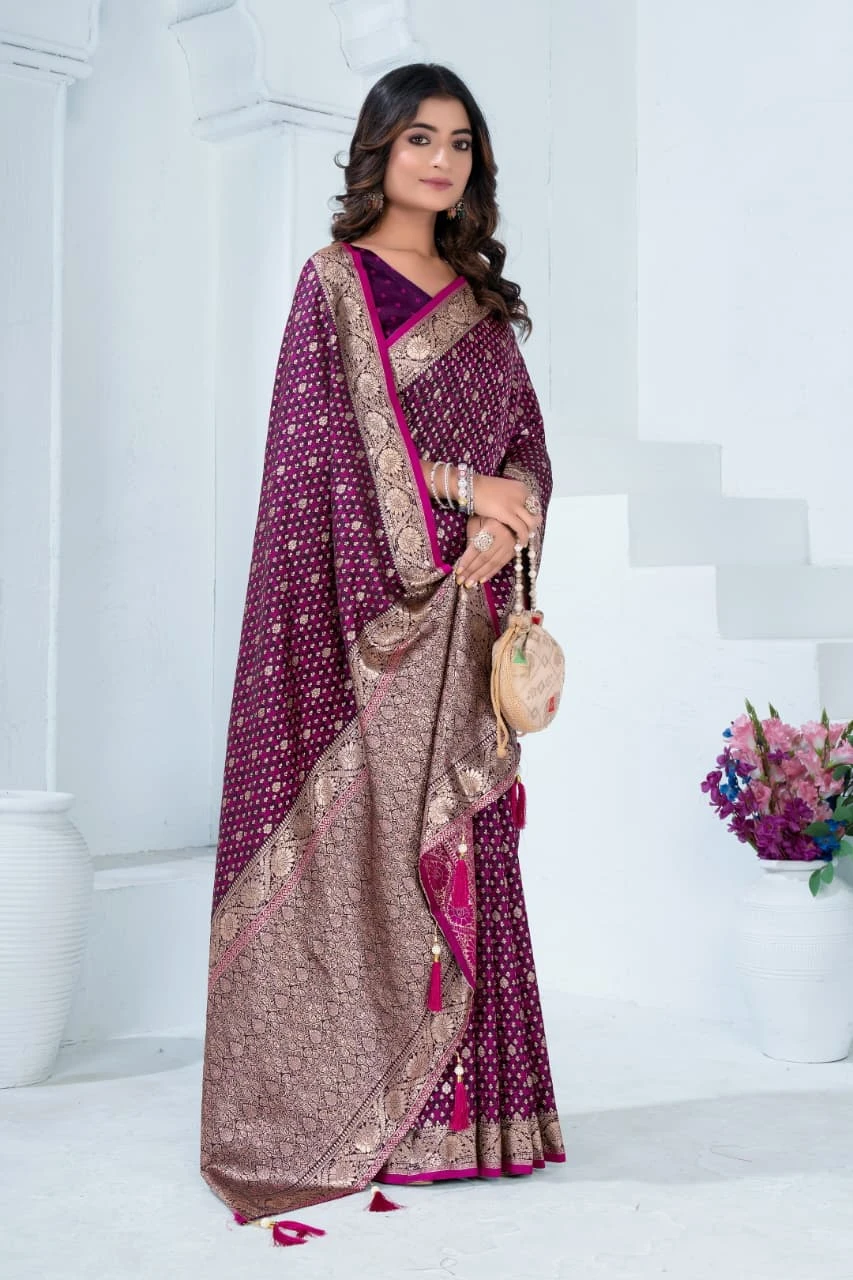 Sf Silk Vol 7 Satin Silk Festival Wear Saree Collection - Image 9
