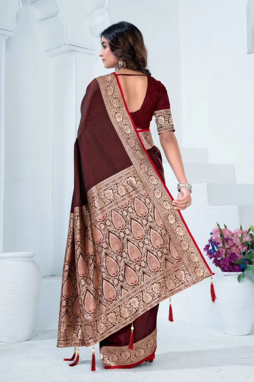 Sf Silk Vol 8 Satin Silk Traditional Wear Saree Collection - Image 2