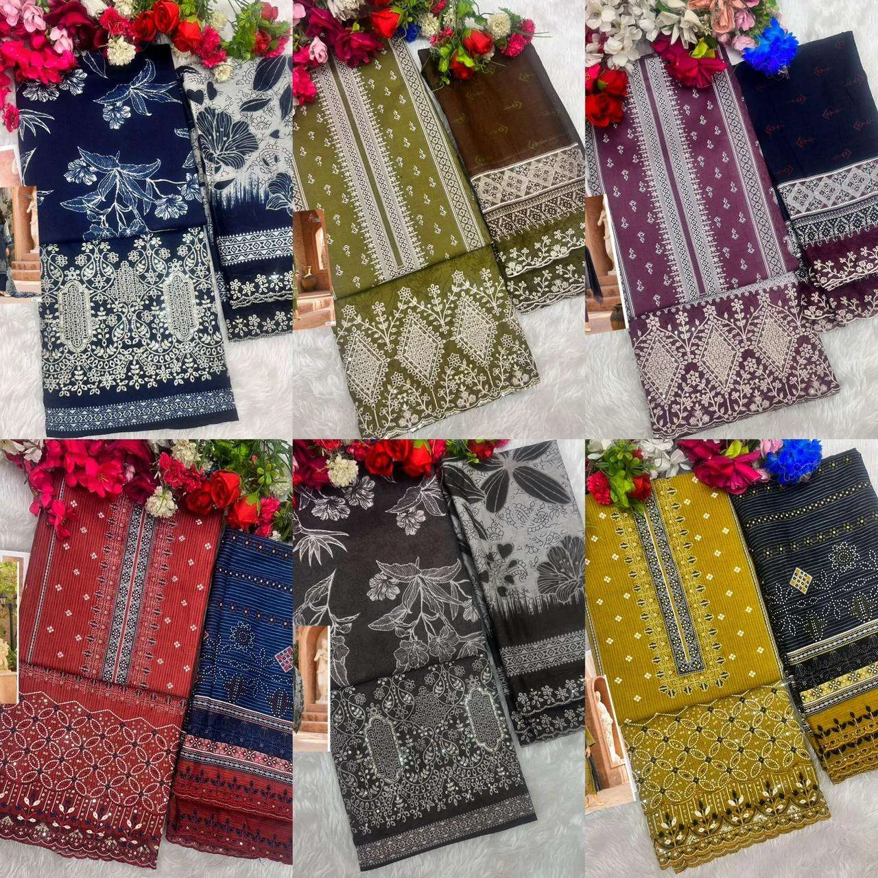 Shree Fab Bin Saeed Lawn Collection Vol 26 - Image 6