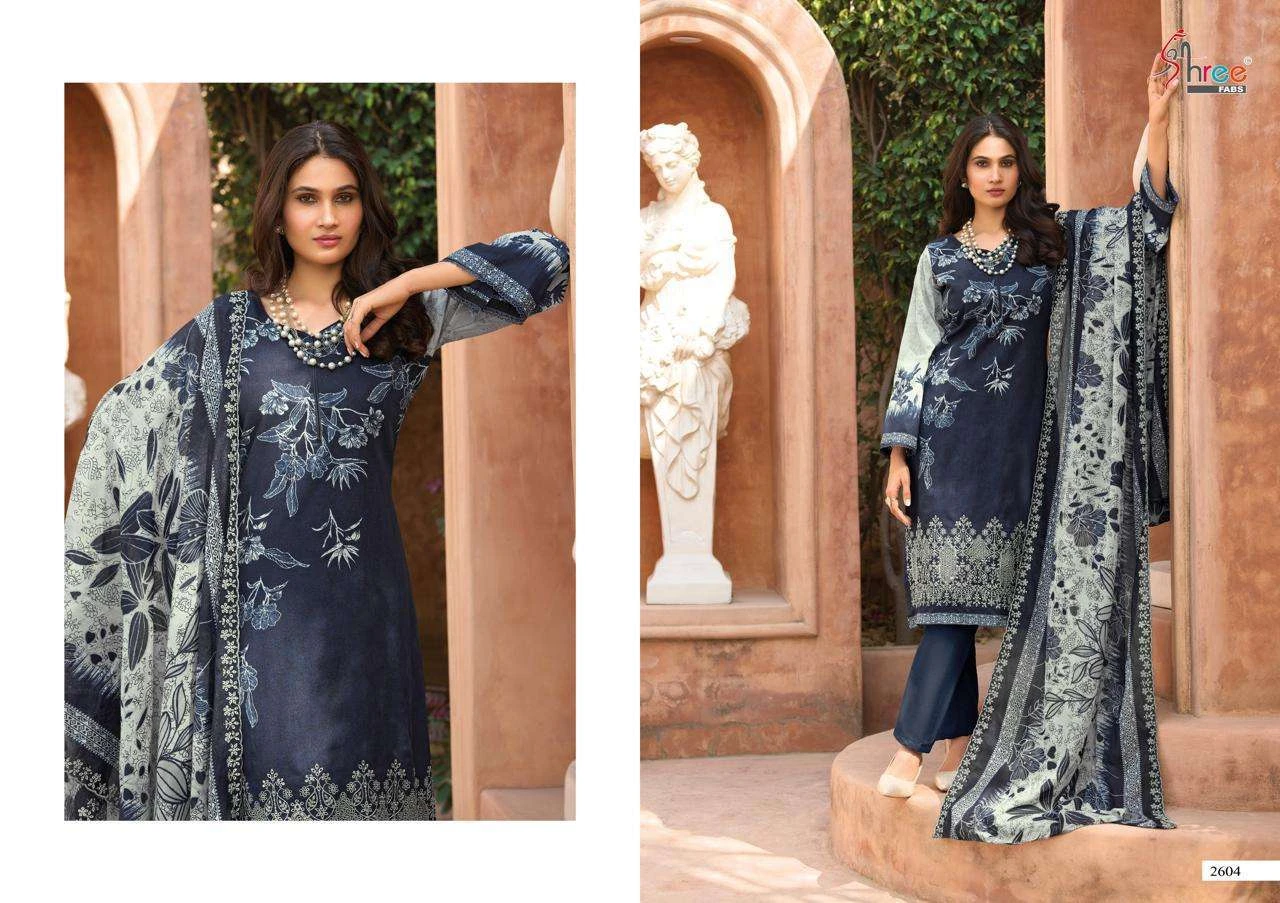 Shree Fab Bin Saeed Lawn Collection Vol 26 - Image 8