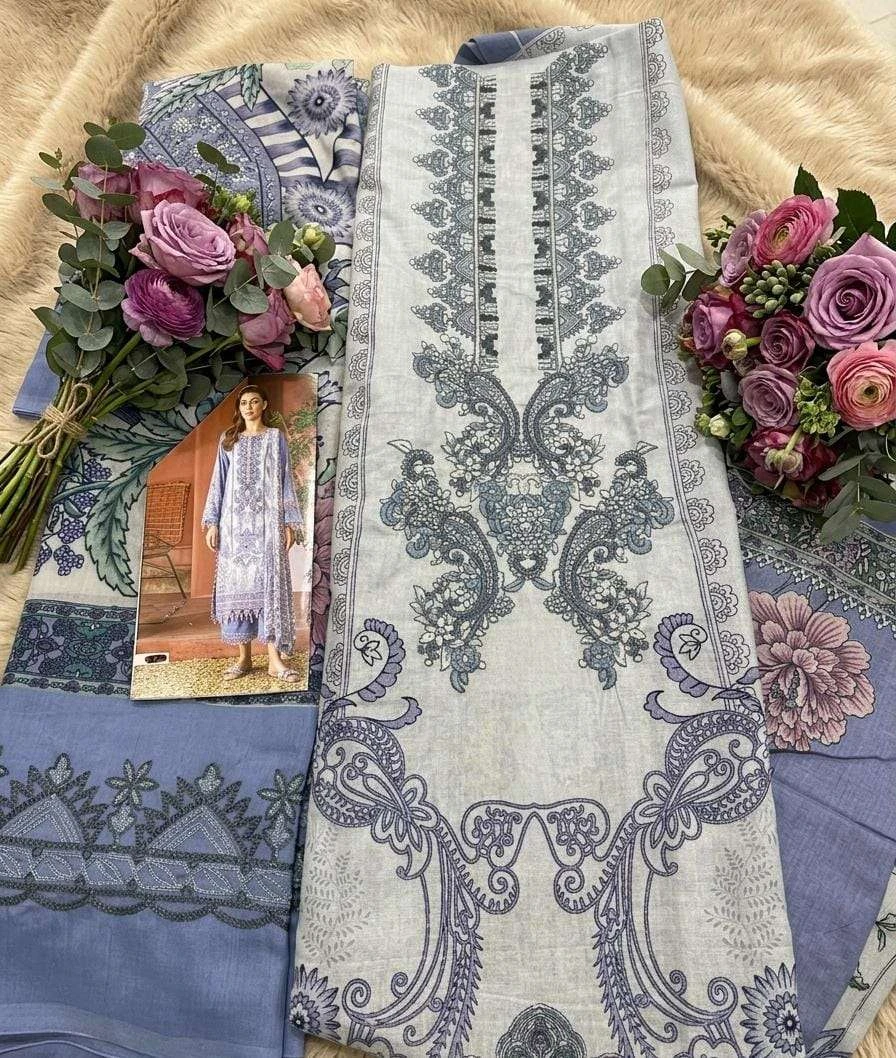 Shree Fab Needle Wonder Lawn Collection Vol 3 - Image 7