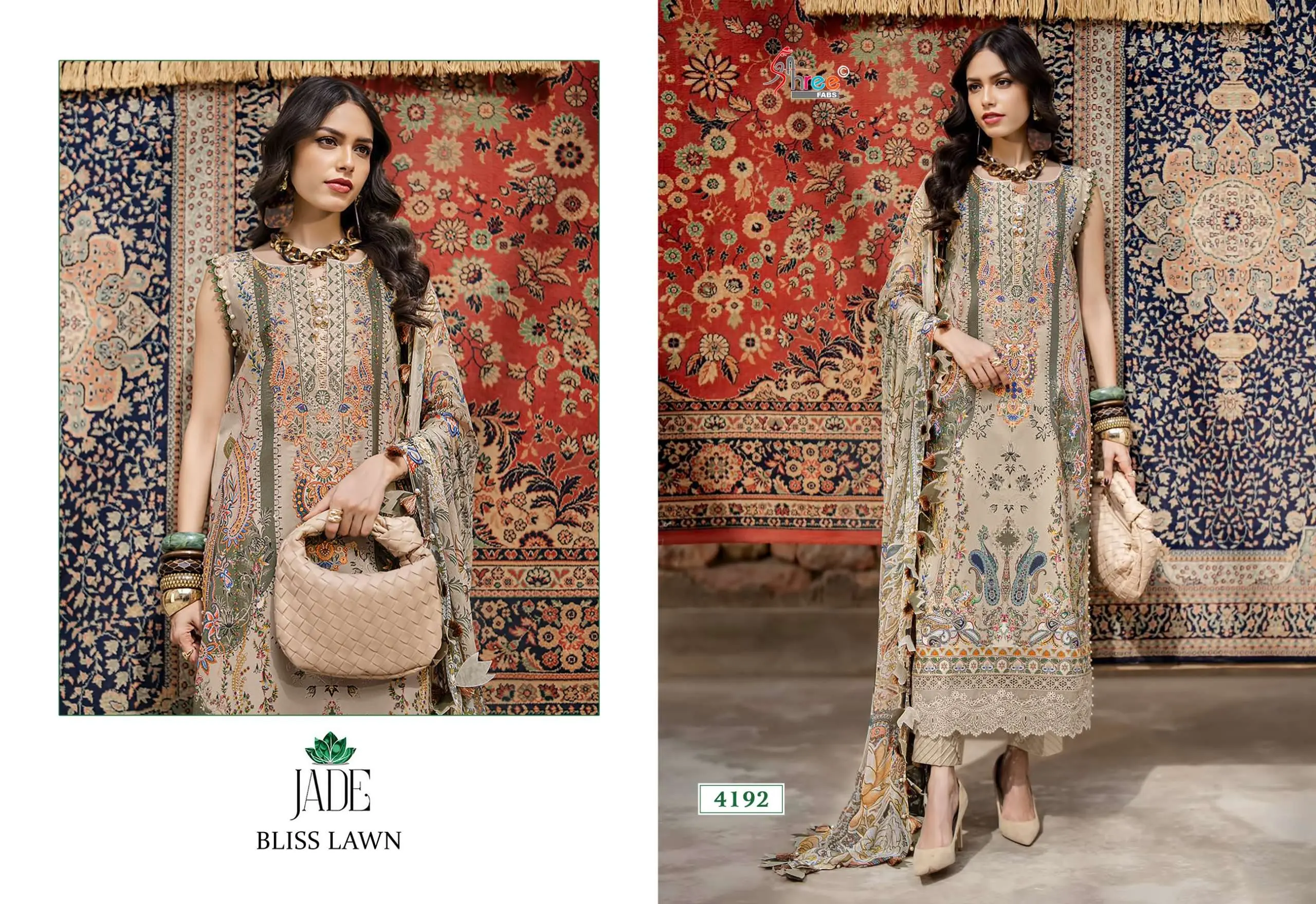 Shree Fabs Jade Bliss Lawn Collection - Image 2